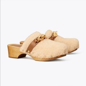Tory Burch Shearling Clog